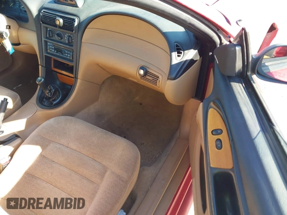 1995 Ford Mustang GT with VIN 1FALP42T3SF142808, listed as a IAAI auction lot 41758047 with 51,516 mi miles and . Bid and sale history available at DreamBid. Image 5.