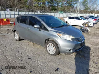 2014 Nissan Note S Plus with VIN 3N1CE2CP3EL390110, listed as a IAAI auction lot 41608881 with 180,083 mi miles and . Bid and sale history available at DreamBid. Image 1.