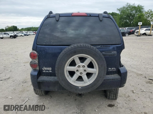2006 Jeep Liberty Limited с VIN 1J4GL58KX6W210534, выставлен на аукционе Copart как лот 58371995 с пробегом 135 440 миль миль и Списание • Salvage title. История ставок и продаж доступна на DreamBid. Изображение 6.