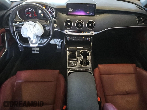 2023 Kia Stinger GT-Line with VIN KNAE35LD7P6135618, listed as a Copart auction lot 81674564 with 20,068 mi miles and Clean Title. Bid and sale history available at DreamBid. Image 8.