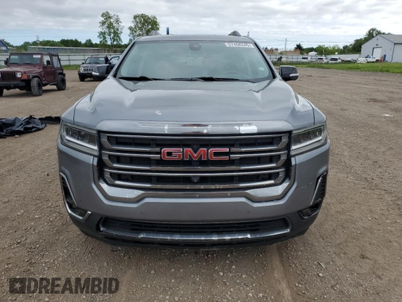 2021 GMC Acadia AT4 with VIN 1GKKNLLS3MZ206914, listed as a Copart auction lot 57458245 with 71,480 mi miles and Salvage title. Bid and sale history available at DreamBid. Image 5.