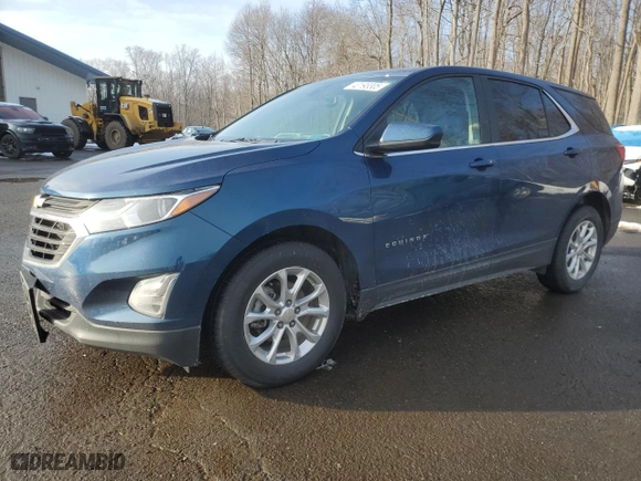 2021 Chevrolet Equinox LT with VIN 2GNAXUEV6M6107974, listed as a Copart auction lot 43193305 with 104,064 mi miles and Salvage Title. Bid and sale history available at carsss.com. Image 1.