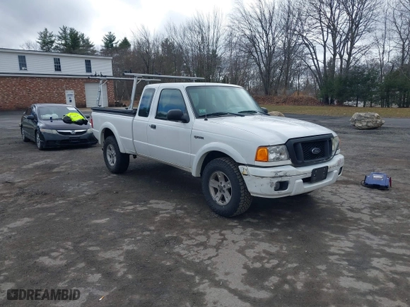 2005 Ford Ranger XLT with VIN 1FTZR45E95PA21193, listed as a IAAI auction lot 41829194 with 98,013 mi miles. Bid and sale history available at carsss.com. Image 1.