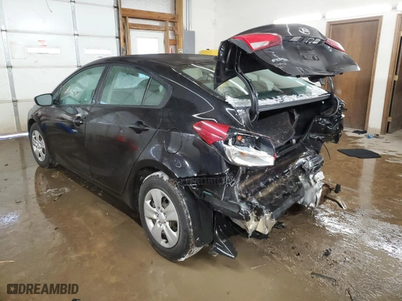 2017 Kia Forte LX with VIN 3KPFK4A79HE110703, listed as a Copart auction lot 45285425 with 55,517 mi miles and Salvage Title. Bid and sale history available at carsss.com. Image 2.