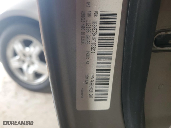 2007 Dodge Caliber R/T with VIN 1B3HE78K97D153211, listed as a Copart auction lot 48132385 with 0 mi miles and Non Repairable. Bid and sale history available at carsss.com. Image 12.