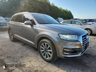 2017 Audi Q7 Premium Plus with VIN WA1LAAF76HD017243, listed as a Copart auction lot 61845915 with 140,865 mi miles and Clean title. Bid and sale history available at DreamBid. Image 4.