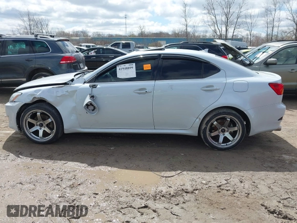 2007 Lexus IS 250 with VIN JTHCK262472019451, listed as a IAAI auction lot 41948899 with 120,637 mi miles. Bid and sale history available at carsss.com. Image 14.