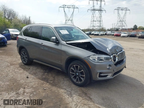 2018 BMW X5 xDrive35i with VIN 5UXKR0C51J0X95114, listed as a IAAI auction lot 42037253 with 80,095 mi miles. Bid and sale history available at carsss.com. Image 1.