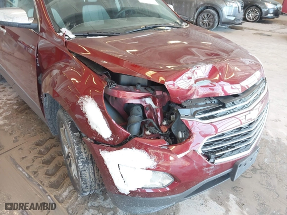 2016 Chevrolet Equinox LTZ with VIN 2GNALDEKXG1124232, listed as a IAAI auction lot 41622204 with 88,717 mi miles. Bid and sale history available at carsss.com. Image 6.