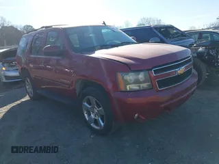 2007 Chevrolet Tahoe LTZ z VIN 1GNFC13J97R185609, wystawiony jako IAAI lot #41684746 z przebiegiem Nie podano mil oraz . Historia ofert i sprzedaży dostępna na DreamBid. Obrazek 1.