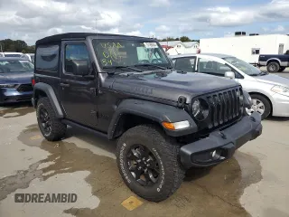 2021 Jeep Wrangler Sport with VIN 1C4GJXAG0MW571359, listed as a Copart auction lot 75189354 with 35,129 mi miles and Non Repairable. Bid and sale history available at DreamBid. Image 4.