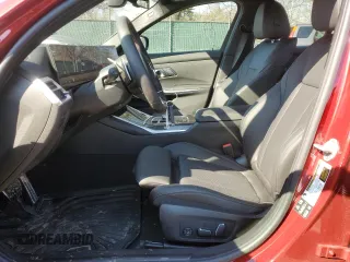 2025 BMW 3 Series M340i xDrive with VIN 3MW69FT06S8F12088, listed as a Copart auction lot 44757725 with 1,290 mi miles and Salvage Title. Bid and sale history available at carsss.com. Image 7.