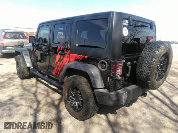 2018 Jeep Wrangler Unlimited Sport S with VIN 1C4BJWDGXJL811661, listed as a IAAI auction lot 42002611 with 86,105 mi miles and . Bid and sale history available at DreamBid. Image 3.