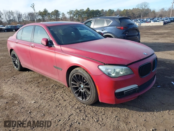 2014 BMW 7 Series 750i xDrive with VIN WBAYB6C55ED224496, listed as a IAAI auction lot 41471012 with 131,851 mi miles. Bid and sale history available at carsss.com. Image 1.