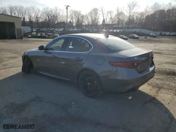 2019 Alfa Romeo Giulia with VIN ZARFANAN7K7622609, listed as a Copart auction lot 47357475 with 48,360 mi miles and Salvage Title. Bid and sale history available at carsss.com. Image 2.