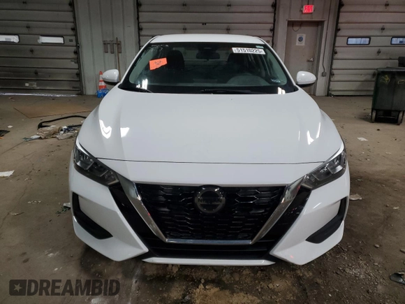 2021 Nissan Sentra S with VIN 3N1AB8BV4MY230015, listed as a Copart auction lot 51510225 with 47,204 mi miles and Salvage Title. Bid and sale history available at DreamBid. Image 5.