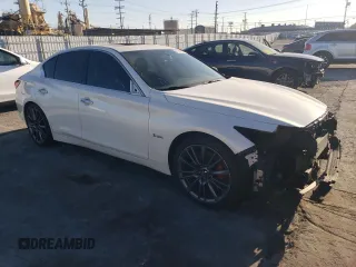2019 Infiniti Q50 RED SPORT 400 with VIN JN1FV7AP8KM760210, listed as a Copart auction lot 47057515 with 83,924 mi miles and Salvage Title. Bid and sale history available at carsss.com. Image 4.