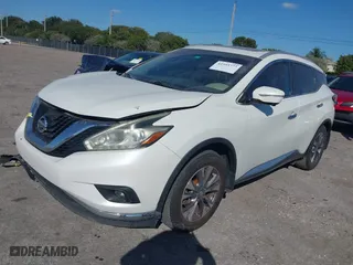 2015 Nissan Murano SL with VIN 5N1AZ2MG6FN275148, listed as a IAAI auction lot 41593777 with 119,132 mi miles. Bid and sale history available at carsss.com. Image 17.