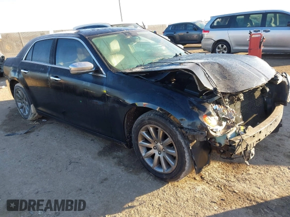 2011 Chrysler 300 Limited with VIN 2C3CA5CG2BH598580, listed as a IAAI auction lot 41330840 with 185,821 mi miles. Bid and sale history available at carsss.com. Image 1.