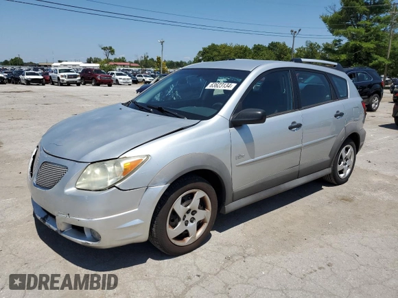 2008 Pontiac Vibe with VIN 5Y2SL65868Z423819, listed as a Copart auction lot 63623134 with 157,321 mi miles and Salvage Title. Bid and sale history available at carsss.com. Image 1.