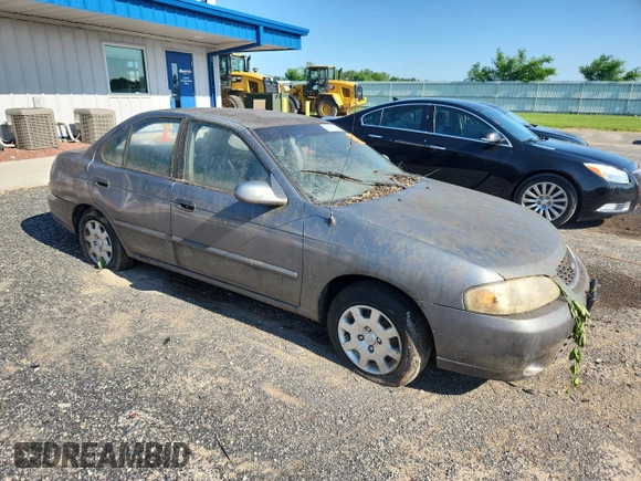 2001 Nissan Sentra GXE with VIN 3N1CB51D51L497687, listed as a Copart auction lot 62727875 with Not provided miles and Non repairable. Bid and sale history available at DreamBid. Image 4.