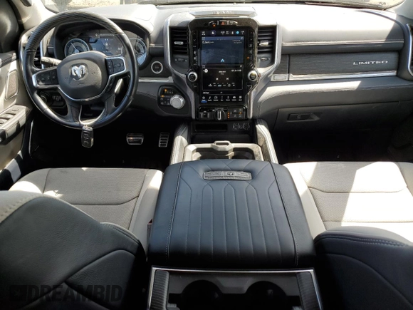 2022 Ram 1500 Limited with VIN 1C6SRFHM8NN192388, listed as a Copart auction lot 55816105 with 22,971 mi miles and Salvage title. Bid and sale history available at DreamBid. Image 8.