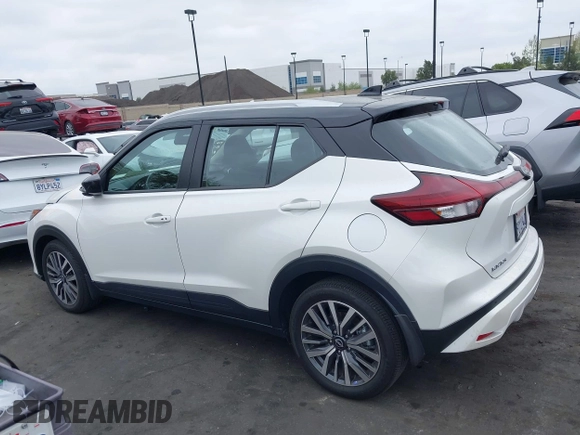 2023 Nissan Kicks SV with VIN 3N1CP5CV9PL483632, listed as a IAAI auction lot 42104642 with 9,964 mi miles. Bid and sale history available at carsss.com. Image 15.