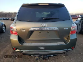2009 Toyota Highlander Hybrid with VIN JTEEW41A492035706, listed as a Copart auction lot 83025164 with 245,728 mi miles and Salvage Title. Bid and sale history available at carsss.com. Image 6.