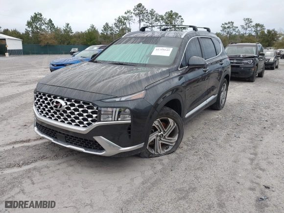 2022 Hyundai Santa Fe SEL with VIN 5NMS24AJ9NH394526, listed as a IAAI auction lot 41759143 with 16,511 mi miles. Bid and sale history available at carsss.com. Image 2.