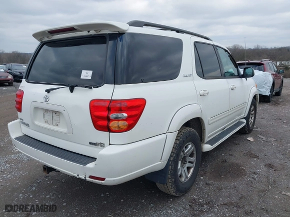 2004 Toyota Sequoia Limited with VIN 5TDZT38A74S227279, listed as a IAAI auction lot 41569158 with 292,267 mi miles. Bid and sale history available at carsss.com. Image 4.