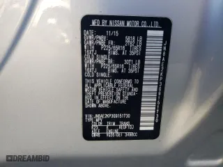 2016 Nissan Quest SV with VIN JN8AE2KP3G9151730, listed as a Copart auction lot 70134294 with 104,358 mi miles and Salvage Title. Bid and sale history available at carsss.com. Image 15.