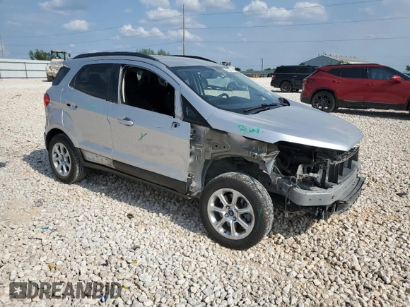 2018 Ford EcoSport SE with VIN MAJ3P1TE0JC175618, listed as a Copart auction lot 54233655 with 124,033 mi miles and Salvage title. Bid and sale history available at DreamBid. Image 4.