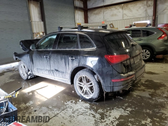2014 Audi Q5 Premium Plus with VIN WA1LFAFP6EA098307, listed as a Copart auction lot 45463905 with Not provided miles and Salvage title. Bid and sale history available at DreamBid. Image 2.
