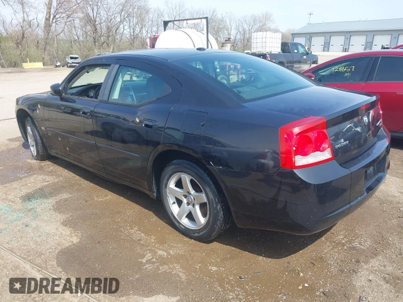 2010 Dodge Charger SXT with VIN 2B3CA3CV1AH286524, listed as a IAAI auction lot 41901911 with 274,647 mi miles. Bid and sale history available at carsss.com. Image 3.