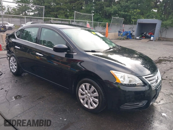2014 Nissan Sentra SV with VIN 3N1AB7AP2EY203250, listed as a IAAI auction lot 42665080 with 56,202 mi miles and . Bid and sale history available at DreamBid. Image 1.