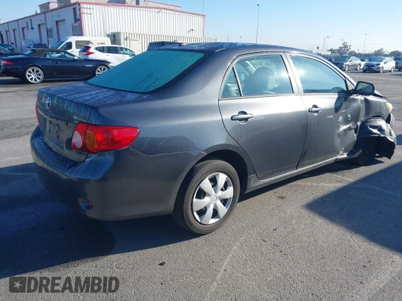 2009 Toyota Corolla with VIN 1NXBU40E09Z147694, listed as a IAAI auction lot 41741275 with 170,912 mi miles. Bid and sale history available at carsss.com. Image 4.