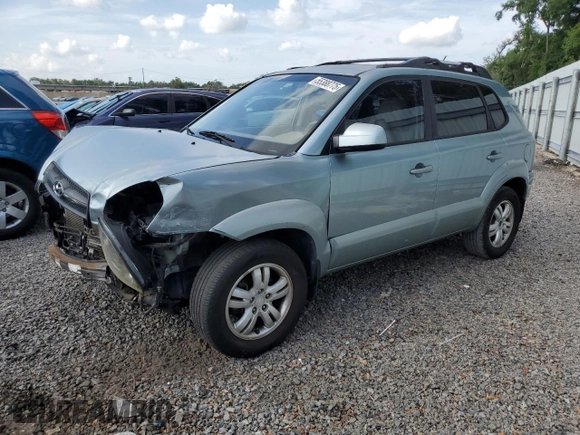 2008 Hyundai Tucson SE with VIN KM8JN12D48U905241, listed as a Copart auction lot 55388775 with 156,970 mi miles and Salvage Title. Bid and sale history available at DreamBid. Image 1.