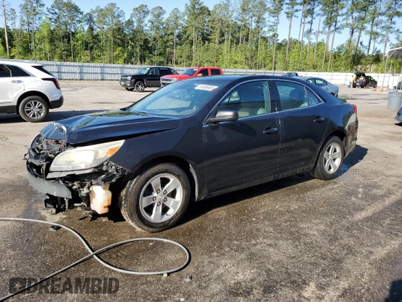 2014 Chevrolet Malibu LS with VIN 1G11B5SLXEF242083, listed as a Copart auction lot 51495955 with 136,472 mi miles and Salvage Title. Bid and sale history available at DreamBid. Image 1.
