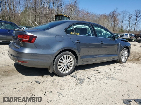 2016 Volkswagen Jetta Sedan 1.8T SEL with VIN 3VWL17AJ4GM393032, listed as a Copart auction lot 54776735 with 0 mi miles and Clean Title. Bid and sale history available at carsss.com. Image 3.