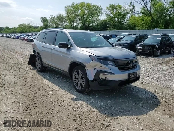 2022 Honda Pilot Sport with VIN 5FNYF6H32NB073530, listed as a Copart auction lot 60839455 with 23,001 mi miles and Salvage title. Bid and sale history available at DreamBid. Image 14.