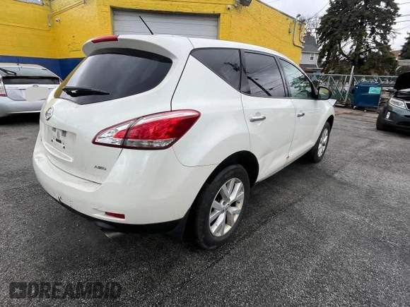 2012 Nissan Murano S with VIN JN8AZ1MW1CW210109, listed as a Copart auction lot 49190345 with 154,924 mi miles and Clean Title. Bid and sale history available at DreamBid. Image 4.