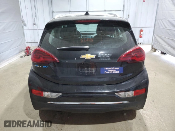 2017 Chevrolet Bolt EV Premier with VIN 1G1FX6S02H4172453, listed as a Copart auction lot 56331215 with 87,163 mi miles and Salvage title. Bid and sale history available at DreamBid. Image 6.