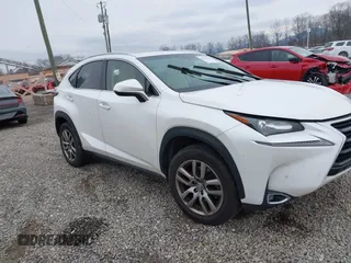 2015 Lexus NX 200t with VIN JTJYARBZ9F2001092, listed as a IAAI auction lot 41628189 with 196,487 mi miles. Bid and sale history available at carsss.com. Image 1.