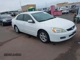 2007 Honda Accord LX SE z VIN JHMCM56377C020690, wystawiony jako IAAI lot #41818260 z przebiegiem 170 518 mil mil oraz . Historia ofert i sprzedaży dostępna na DreamBid. Obrazek 1.