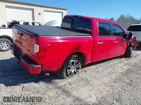 2020 Nissan Titan Platinum Reserve with VIN 1N6AA1EF6LN503766, listed as a IAAI auction lot 41669712 with 74,804 mi miles and . Bid and sale history available at DreamBid. Image 4.