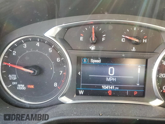 2020 GMC Acadia SLE with VIN 1GKKNKLSXLZ108231, listed as a Copart auction lot 48407635 with 104,141 mi miles and Salvage Title. Bid and sale history available at carsss.com. Image 9.