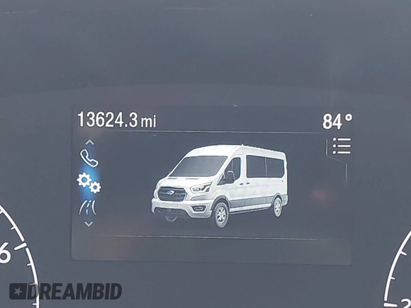 2024 Ford Transit Passenger XL z VIN 1FBAX2Y88RKA11307, wystawiony jako IAAI lot #42620775 z przebiegiem 13 624 mil mil oraz . Historia ofert i sprzedaży dostępna na DreamBid. Obrazek 15.