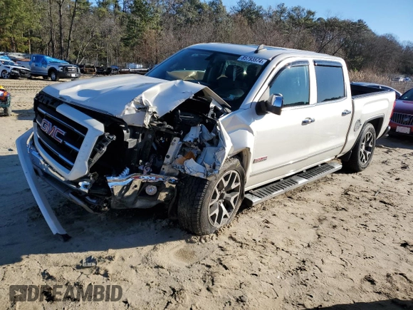 2015 GMC Sierra 1500 SLT with VIN 3GTU2VEJ3FG124648, listed as a Copart auction lot 85793574 with Not Provided miles and Salvage Title. Bid and sale history available at DreamBid. Image 1.