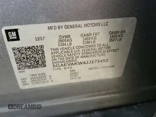 2018 Buick Enclave Essence with VIN 5GAEVAKW4JJ173452, listed as a Copart auction lot 71930334 with 121,631 mi miles and Salvage Title. Bid and sale history available at DreamBid. Image 13.
