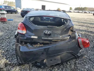 2017 Hyundai Veloster Value Edition with VIN KMHTC6AD5HU322111, listed as a Copart auction lot 51041695 with 56,602 mi miles and Salvage Title. Bid and sale history available at carsss.com. Image 6.